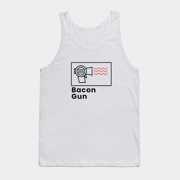 Bacon Gun Tank Top by The Smudge